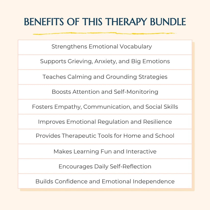 Kids Therapy and emotional bundle