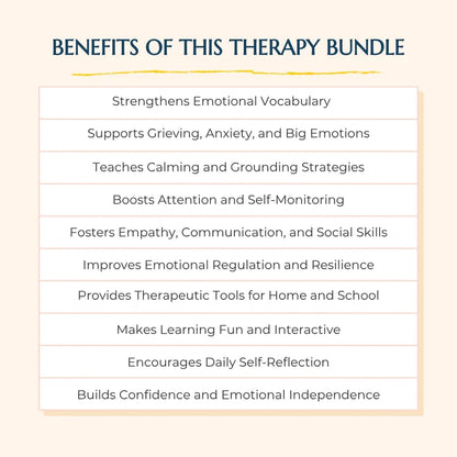 Kids Therapy and emotional bundle