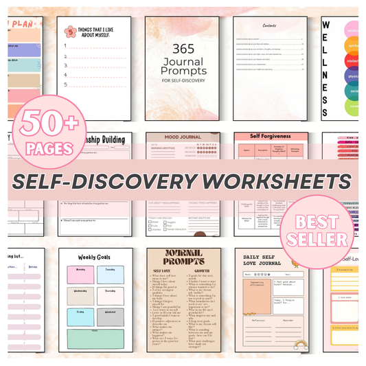 Self Discovery Worksheets