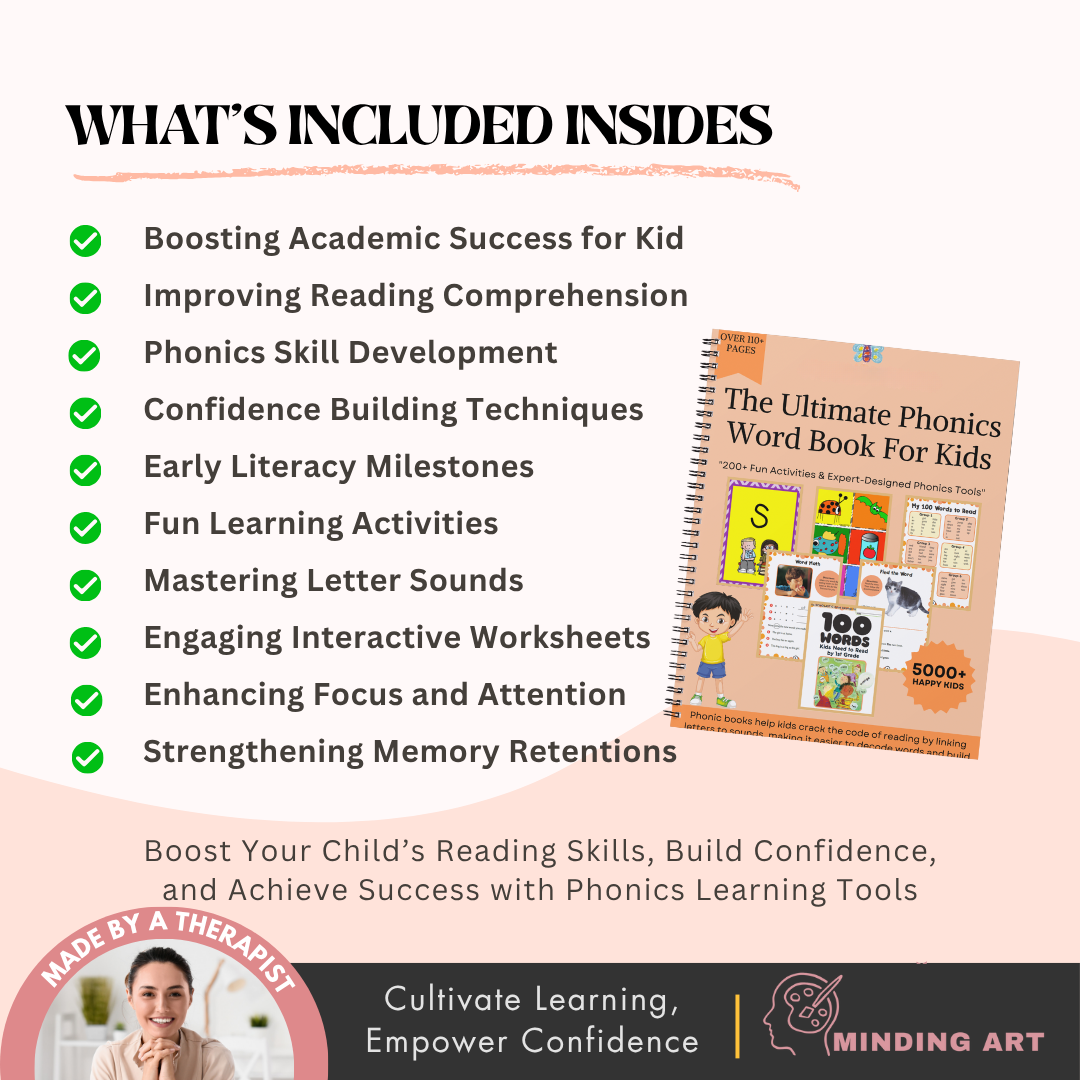 Phonics Workbook for Kids (FREE TODAY)