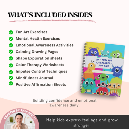 200+ Kids Art Therapy Bundle (Free Today)