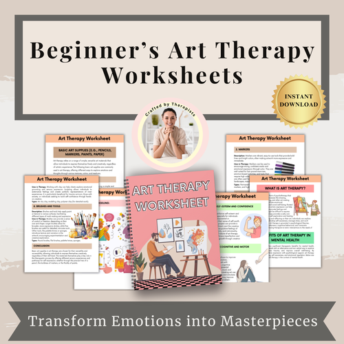 Beginner’s Art Therapy Worksheets