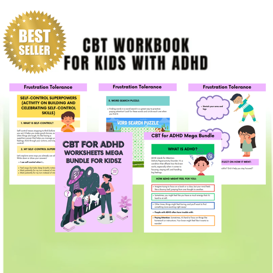 CBT Work Book for Kids with ADHD