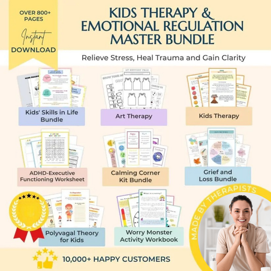 Kids Therapy and emotional bundle