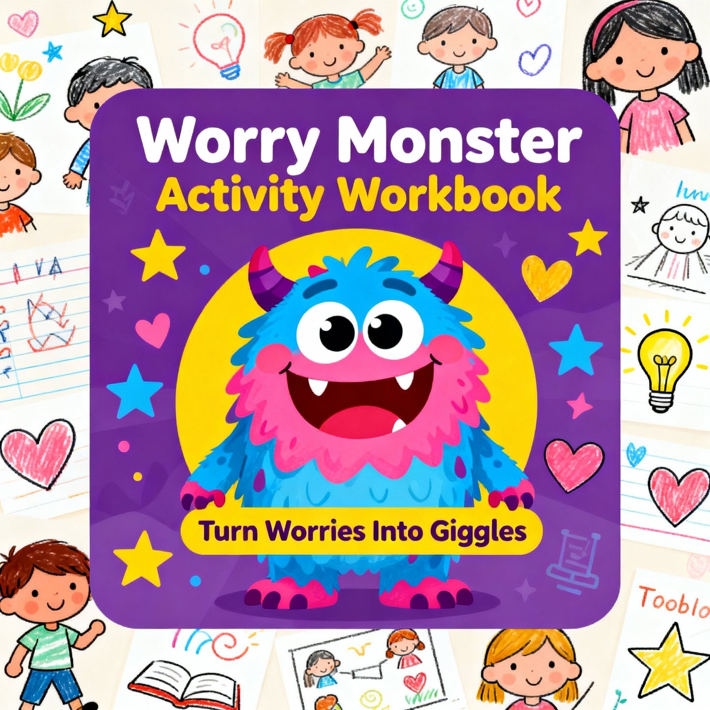 Worry Monster Activity Workbook
