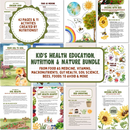 Kids Nature & Nutrition Activity Book